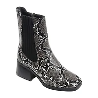Journee Collection Womens Desree Stacked Heel Booties