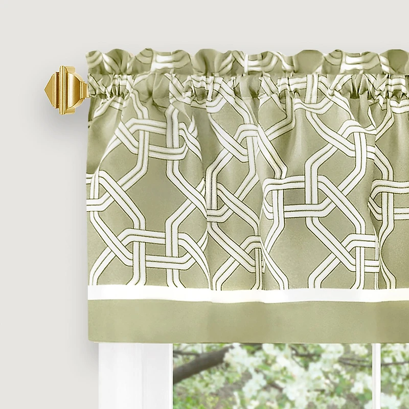 Achim Arlington 3-pc. Rod Pocket Window Tier