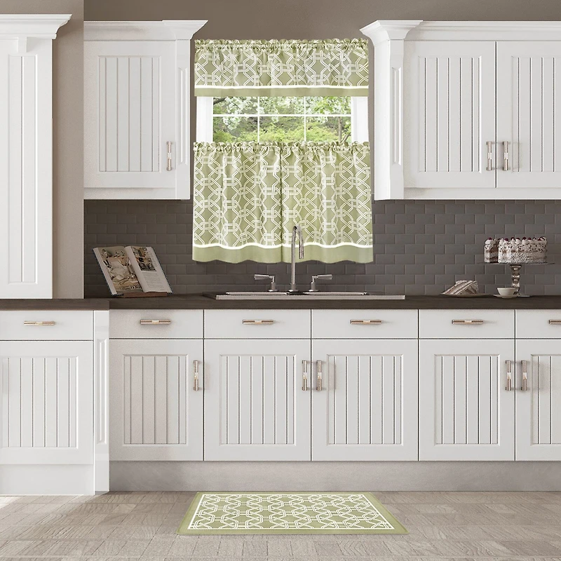 Achim Arlington 3-pc. Rod Pocket Window Tier