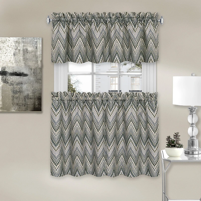 Achim Avery 3-pc. Rod Pocket Window Tier