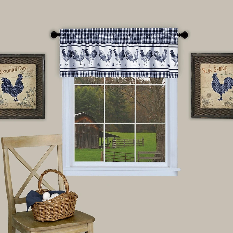 Achim Barnyard Rod Pocket Federal & Tuck Valance