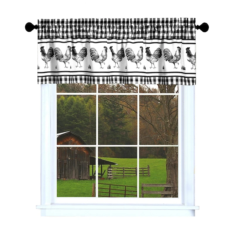Achim Barnyard Rod Pocket Federal & Tuck Valance