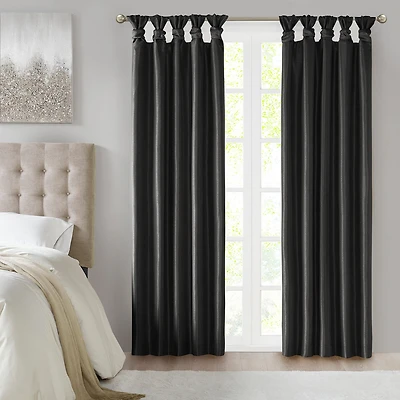 Madison Park Natalie Tab Top 100% Blackout Single Curtain Panel