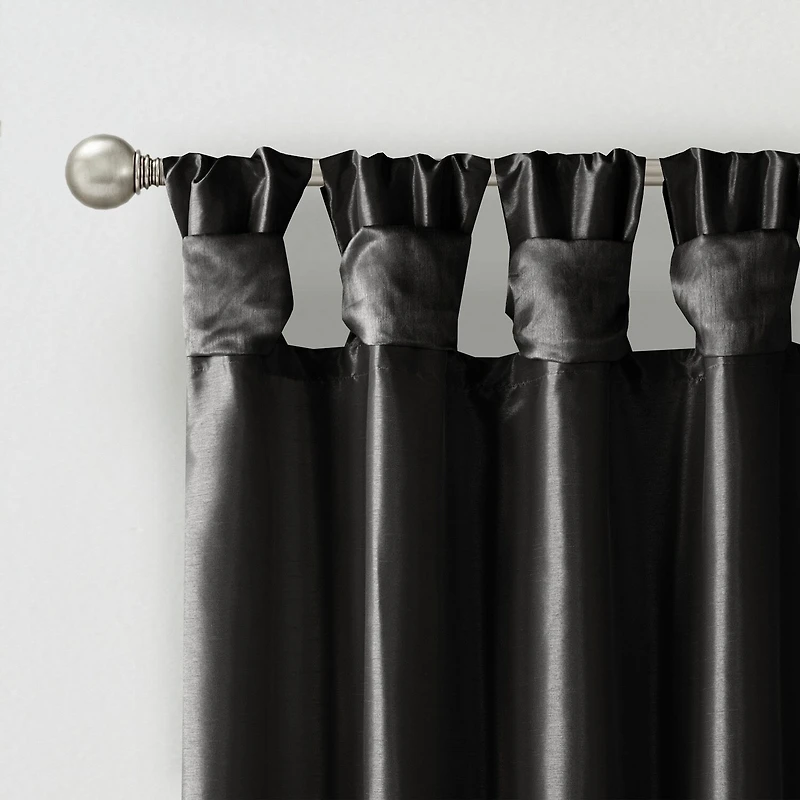 Madison Park Natalie Tab Top 100% Blackout Single Curtain Panel