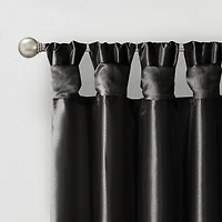 Madison Park Natalie Tab Top 100% Blackout Single Curtain Panel