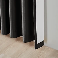Madison Park Natalie Tab Top 100% Blackout Single Curtain Panel