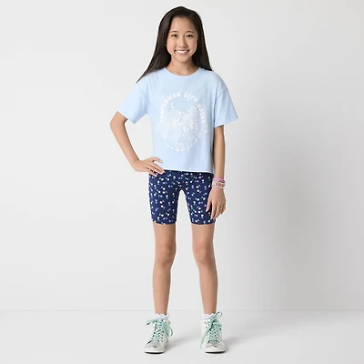 Thereabouts Print Little & Big Kid Girls 6" Bike Short