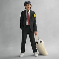 Stafford Little & Big Kid Boys Point Collar Long Sleeve Dress Shirt