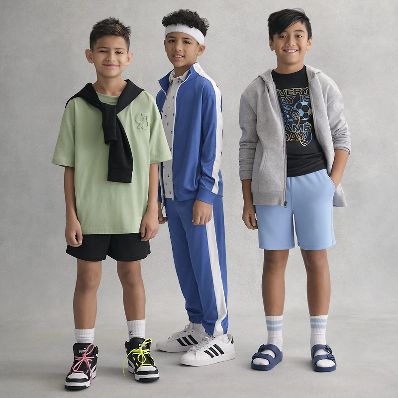 Xersion Performance Little & Big Kid Boys Crew Neck Short Sleeve Regular Fit Graphic T-Shirt