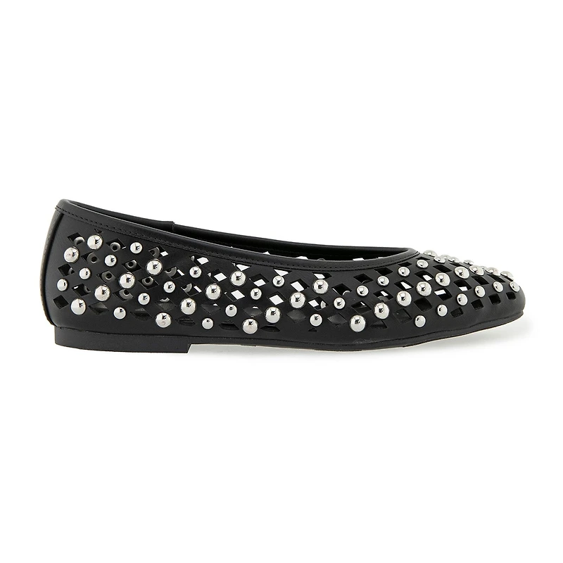 RM Rebecca Minkoff Delta Womens Almond Closed Toe Ballet Flats