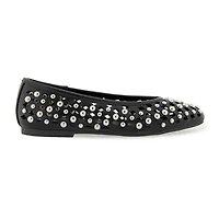 RM Rebecca Minkoff Delta Womens Almond Closed Toe Ballet Flats