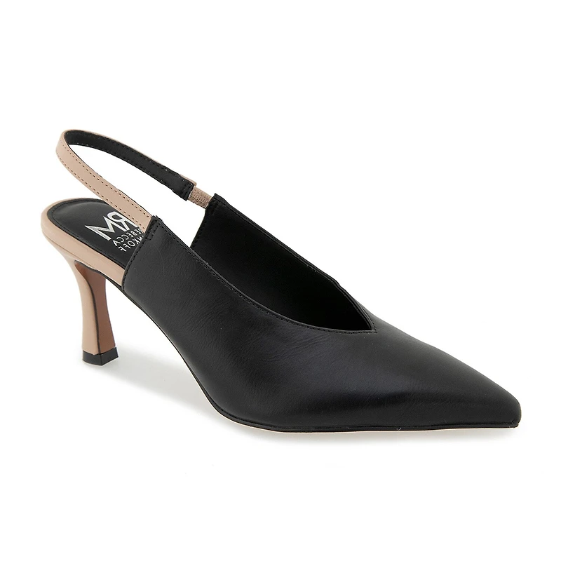 RM Rebecca Minkoff Tiana Womens Pointed Closed Toe Spool Heel Pumps