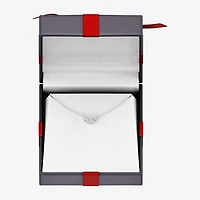 "Yes, Please! (Si1-Si2, G) Womens 1/4 CT. T.W. Lab Grown White Diamond Sterling Silver Round 18 Inch Pendant Necklace