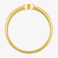 Diamond Addiction (G-H / Si2-I1) Womens 1/10 CT. T.W. Lab Grown White 14K Gold Over Silver Round Solitaire Cocktail Ring