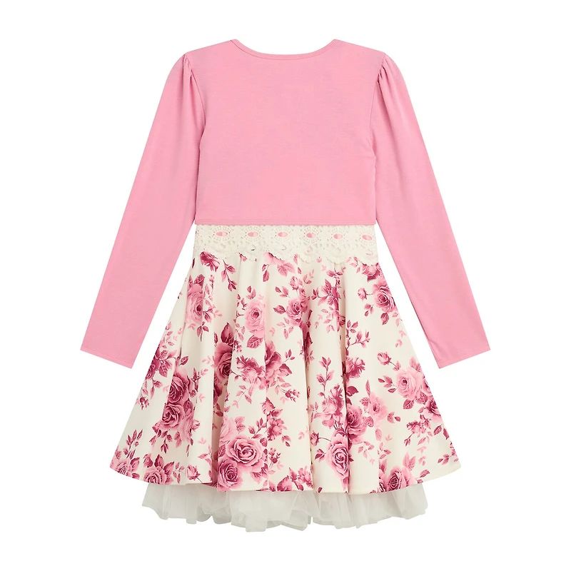 Byer California Big Kid Girls Floral 2-pc. Dress Set