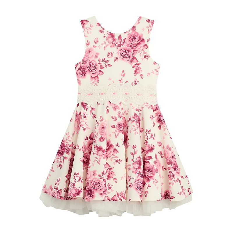 Byer California Big Kid Girls Floral 2-pc. Dress Set