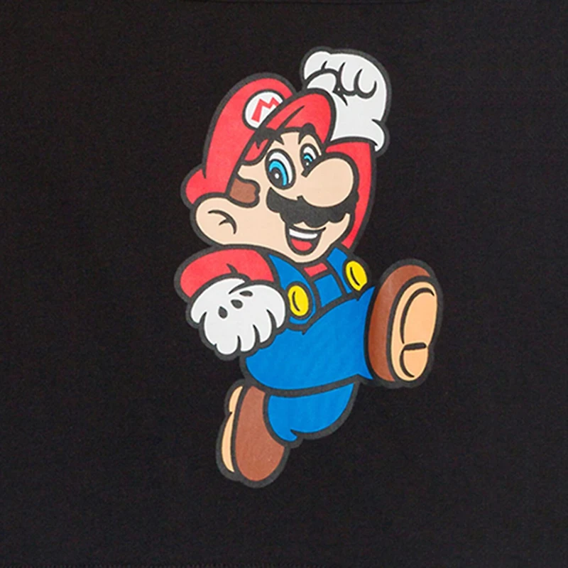 Little & Big Kid Boys Crew Neck Short Sleeve Oversized Super Mario Graphic T-Shirt