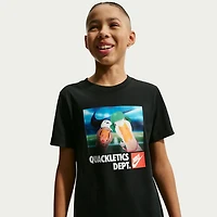 Nike Club Big Kid Unisex Crew Neck Short Sleeve Regular Fit Graphic T-Shirt