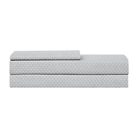 Sweet Home Collection™ Dots Printed Sheet Set, Double Brushed Microfiber