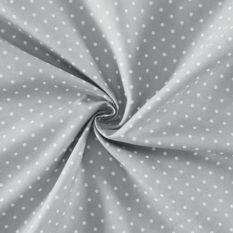 Sweet Home Collection™ Dots Printed Sheet Set, Double Brushed Microfiber