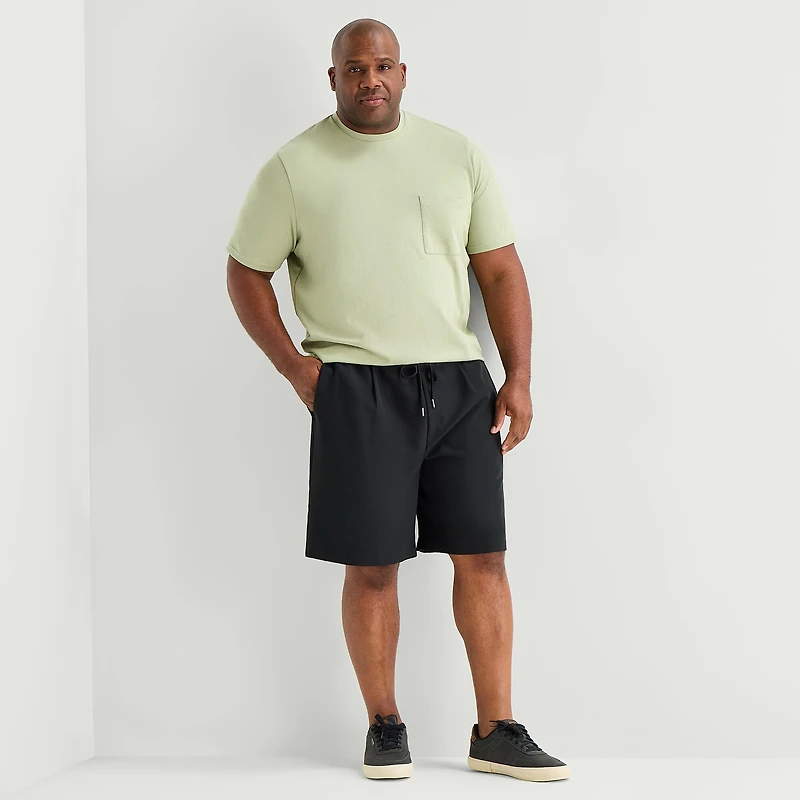 Stylus Mens 9 1/2" Big and Tall Pull-On Short