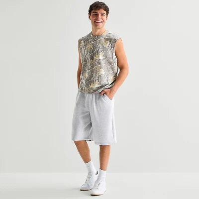 Arizona Baggy Fit Fleece Mens 12" Pull-On Short