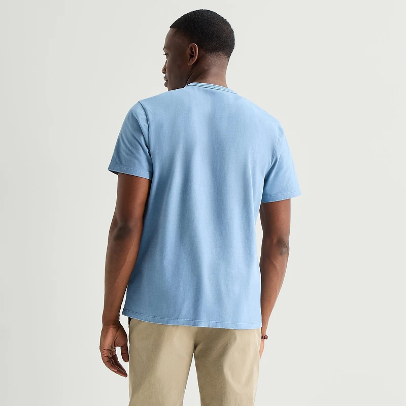 mutual weave Sueded Jersey Mens Crew Neck Short Sleeve T-Shirt
