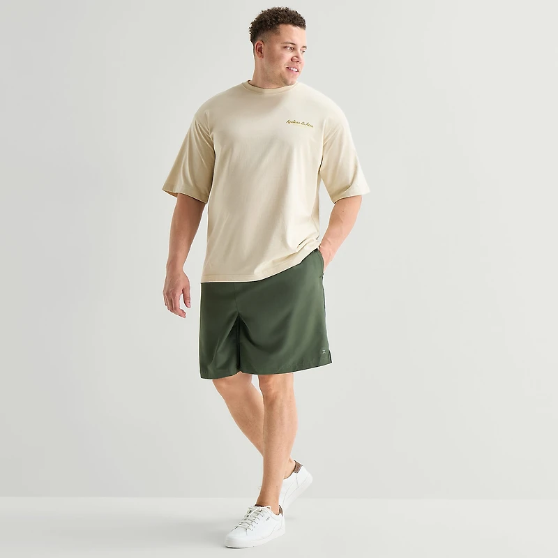 Xersion Mens Crew Neck Short Sleeve Oversized Big and Tall Graphic T-Shirt