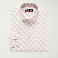 J. Ferrar Ultra Comfort Mens Slim Fit Stretch Fabric Wrinkle Free Long Sleeve Dress Shirt
