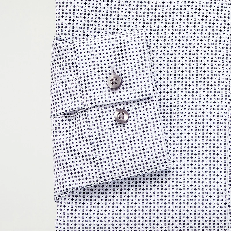 J. Ferrar 360 Stretch Performance Mens Slim Fit Fabric Long Sleeve Dress Shirt