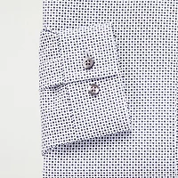 J. Ferrar 360 Stretch Performance Mens Slim Fit Fabric Long Sleeve Dress Shirt