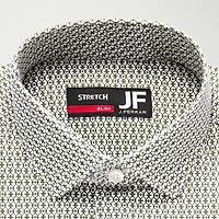 J. Ferrar Ultra Comfort Mens Slim Fit Stretch Fabric Wrinkle Free Long Sleeve Dress Shirt
