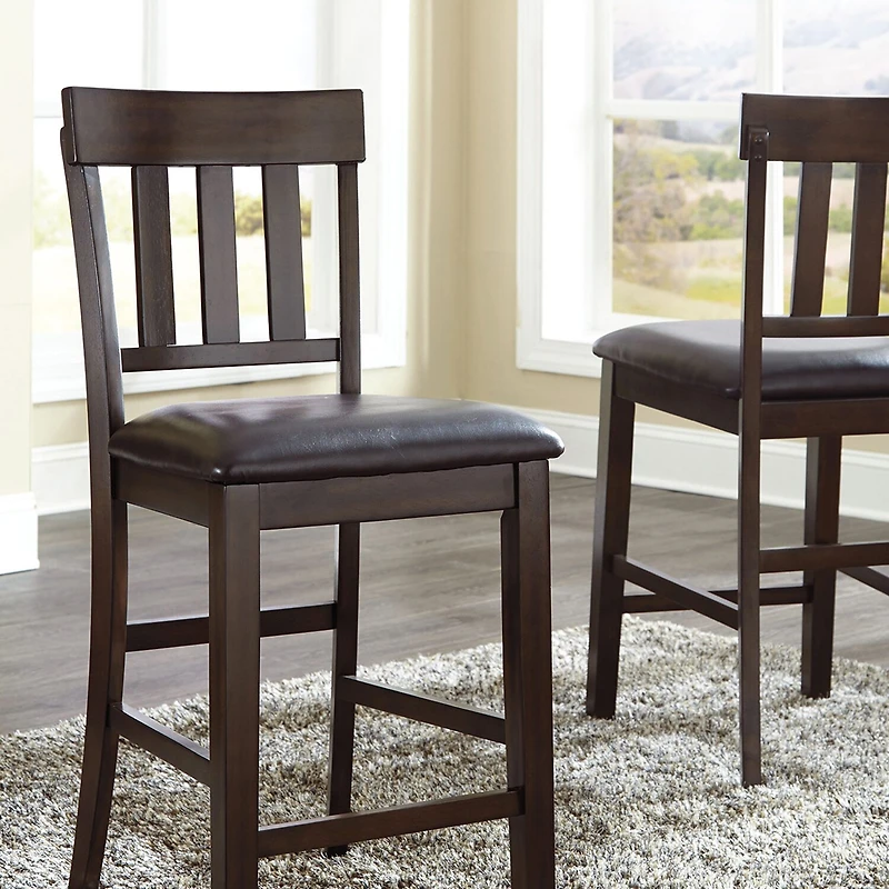 Signature Design by Ashley® Towson Set of 2 Counter Height Upholstered Bar Stools