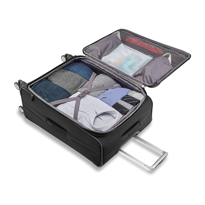 Samsonite Soar Dlx Inch Softside Expandable Checked Spinner Luggage