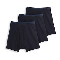 Jockey Classics Cotton Full-Rise Mens 3 Pack Boxer Briefs 9977