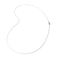 Silver Reflections Pure Over Brass 16-30" Chain Necklace