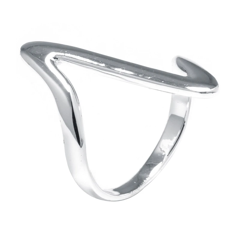 Sparkle Allure Womens Pure Silver Over Brass Band
