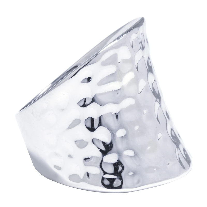Sparkle Allure Womens Pure Silver Over Brass Band