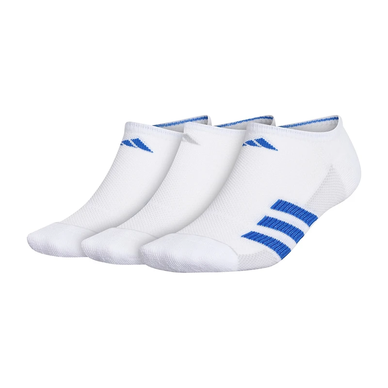 adidas Mens 3 Pair No Show Socks
