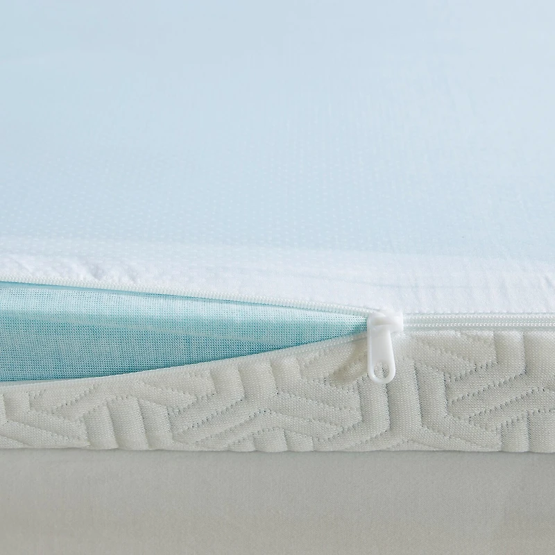 Sleep Philosophy 2" Gel Memory Foam Mattress Topper with 3M Cover