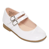 Christie & Jill Lil Dahlia Toddler Girls Round Closed Toe Mary Jane Shoes