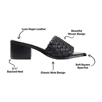 Journee Collection Fylicia Womens Round Mules