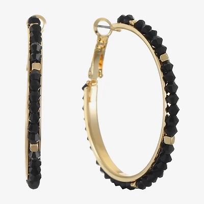 Mixit Womens 43mm Hypoallergenic Hoop Earrings