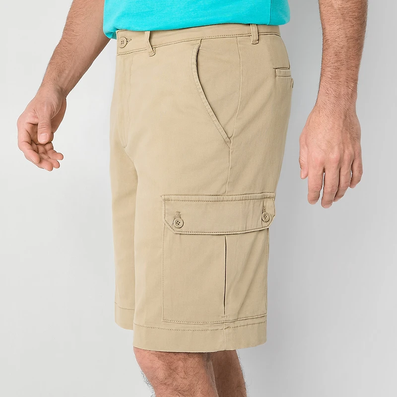 St. John's Bay Mens 10" Stretch Fabric Cargo Short