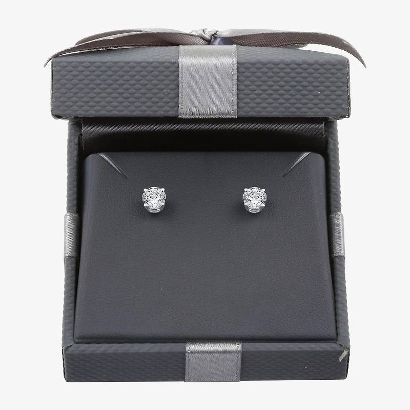 Ever Star (G / VS2) 1 CT. T.W. Lab Grown White Diamond 14K Gold 5.2mm Round Stud Earrings