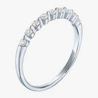 G-H / Si2-I1) Womens 1/2 CT. T.W. Lab Grown White Diamond 10K Gold Wedding Band