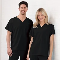 Jockey 2371 Unisex Adult Big V Neck Short Sleeve Stretch Fabric Scrub Top