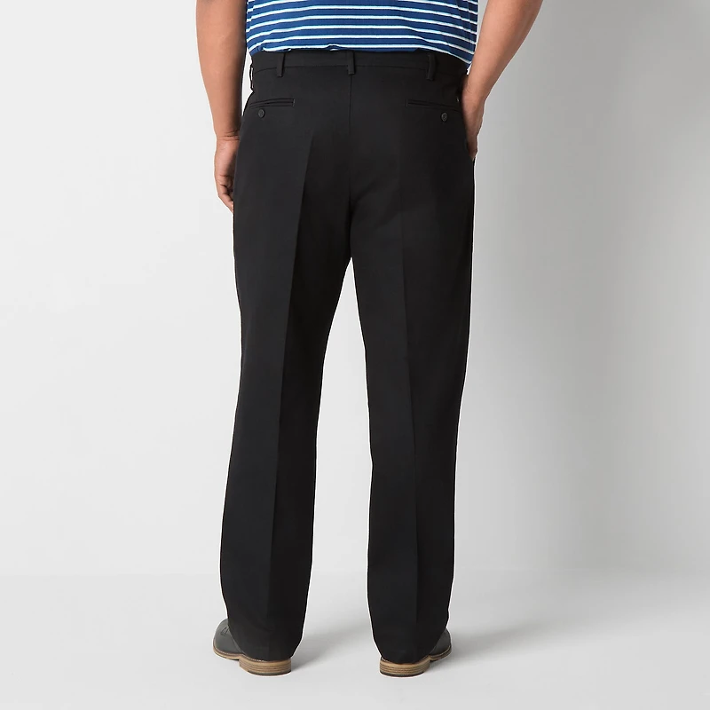 Dockers Signature Iron Free With Stain Defender Mens Comfort Waistband Classic Fit Big and Tall Pleated Pant