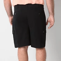 St. John's Bay Comfort Waist 10" & 11"  Mens Big and Tall Stretch Fabric Cargo Short