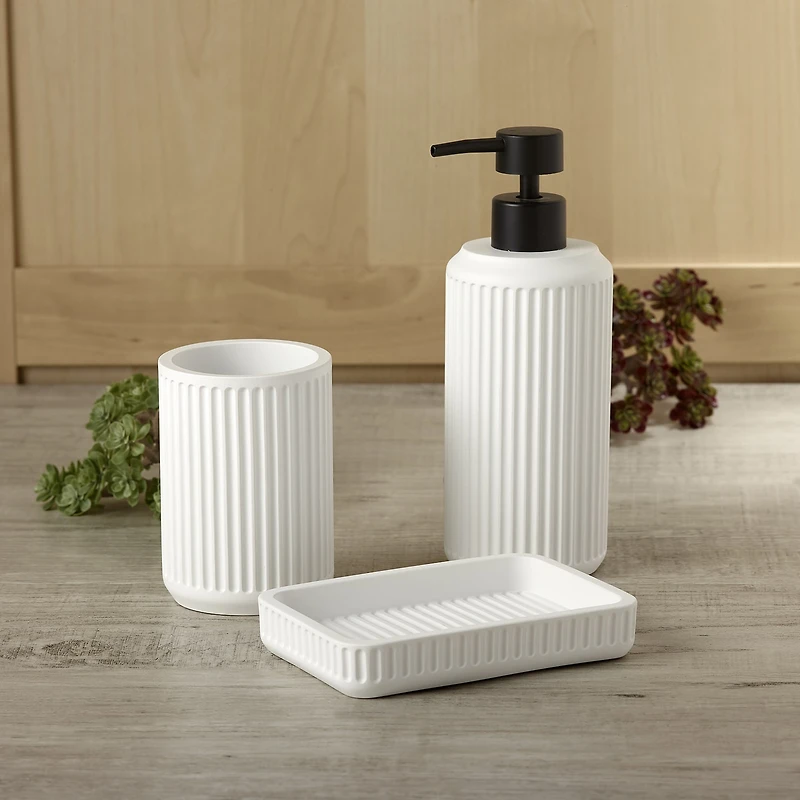 Avanti Vienna Ribbed Soap Dispenser